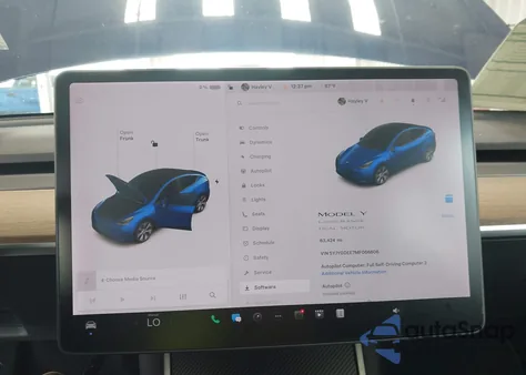 2021 Tesla Model Y Long Range Dual Motor All-Wheel Drive from USA, damaged, VIN 5YJYGDEE7MF066806